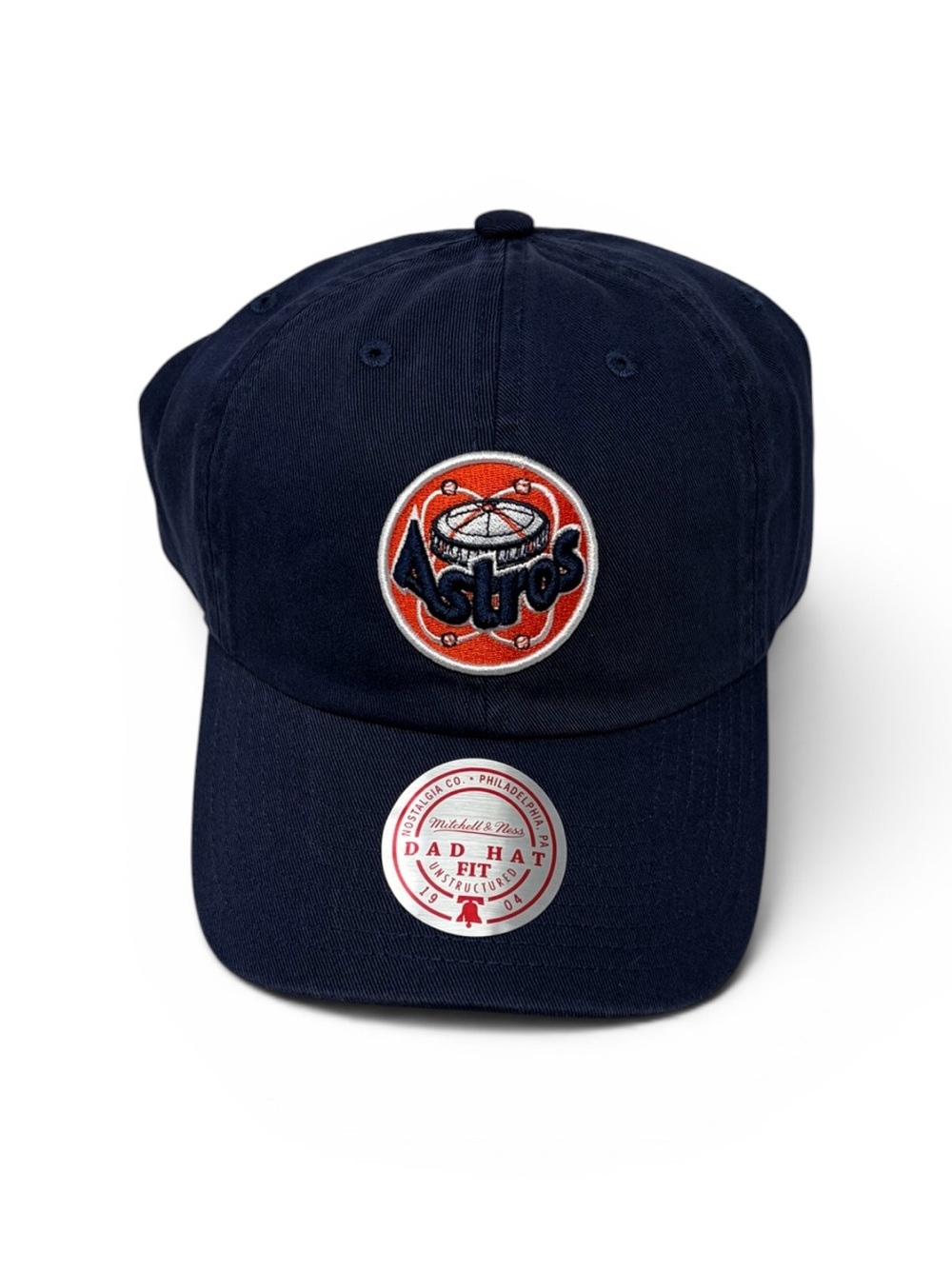 Houston Astros Mitchell & Ness Logo Adjustable Dad Hat Cap